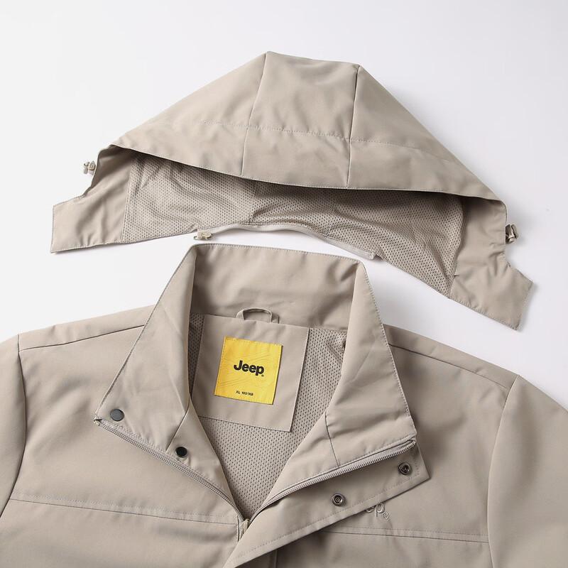 JEEP Men's Spring Hooded Outdoor Jacket