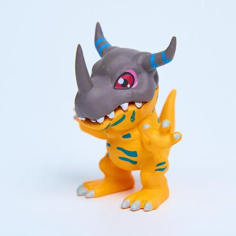 9 digital baby, digital monster toy model, grab machine, twist egg doll, key chain cake decoration figure