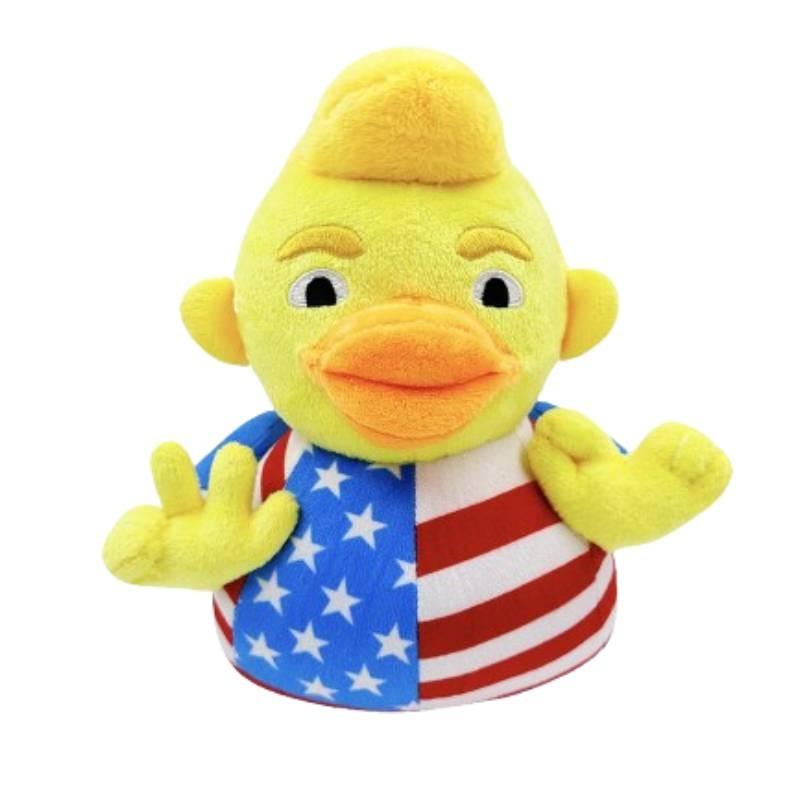 Trump Duck Donald Plush Toy Cartoon Stuffed Doll Room Decoration Kids Gifts