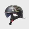 Unisex Retro Motorcycle Half Helmet for All Seasons