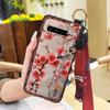 Silicone Chinese style Phone Case For Samsung Galaxy S10 5G/SM-G977N Waterproof Back Cover Lanyard Soft case Durable