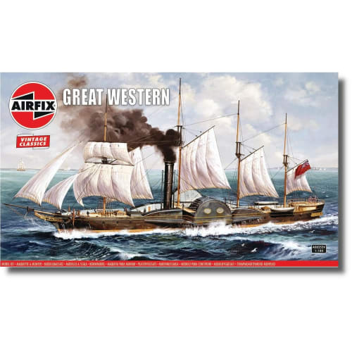 

Airfix 1/180 Scale Steamship Great Western Plastic Model X-8252V
