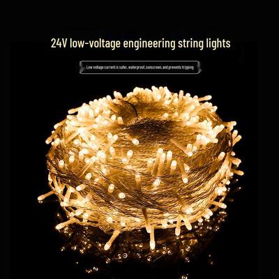 24V Waterproof LED Starry String Lights: Holiday & Outdoor Decor