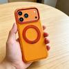 KEYSION Color blocking Magnetic 360°Ring Stand Case for MagSafe for iPhone 14 15 16 17 Pro Max Matte Shockproof Phone Back Cover