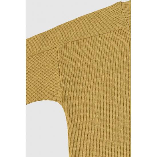 Waffelstrukturierter Shorts-Kinderanzug