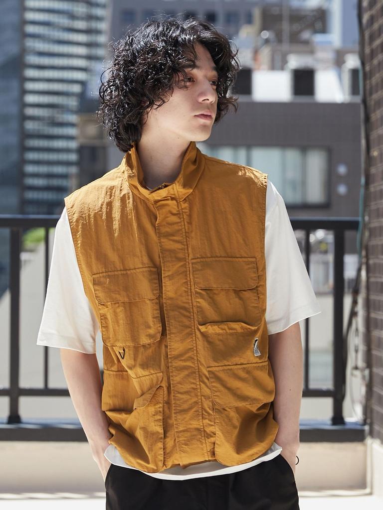 Cohen SIERRA DESIGNS Custom-Made Nylon Stand Collar Vest, 75606430176, 2350 Beige (23), Medium