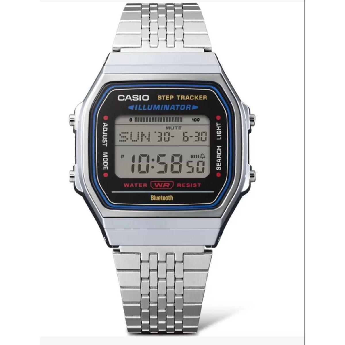 Used New Casio] Watch Casio Collection [Domestic genuine product] Equipped with Bluetooth ABL-100WE-1AJF Men s Silver