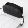 MUJI Polyester Gadget 20cm x 9cm x 6cm NDE16A1S Pouch, Black, Approx. (W) (H) (D),