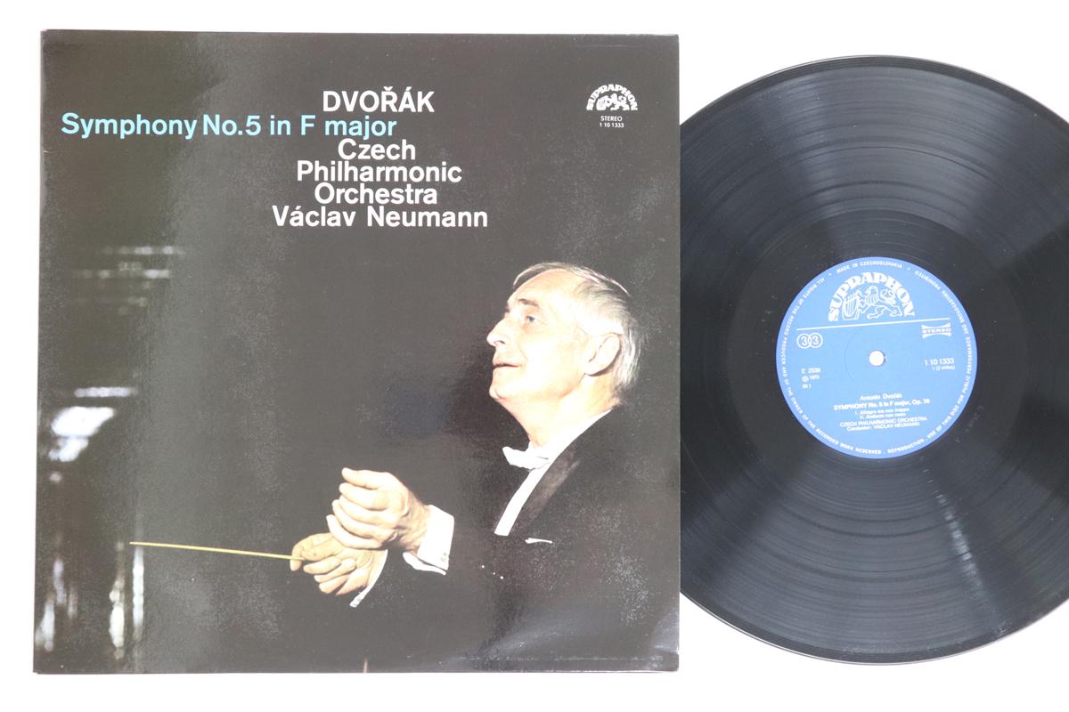 

LP Record VACLAV NEUMANN, CZECH PHILHARMONIC - Dvorak Symphony No5 In F Major Op76 1101333 SUPRAPHON 1973 Czechoslov Classical Used