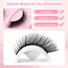 Clear Band Cat Eye False Eyelashes Natural Long 3D Faux Mink Lash  Eye Makeup Tools