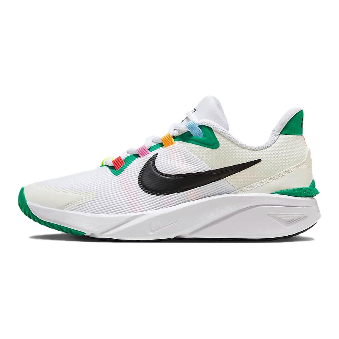 

Nike Star Runner 4 Next Nature GS Grade School Running Shoes White Green Black HM5636-101 36