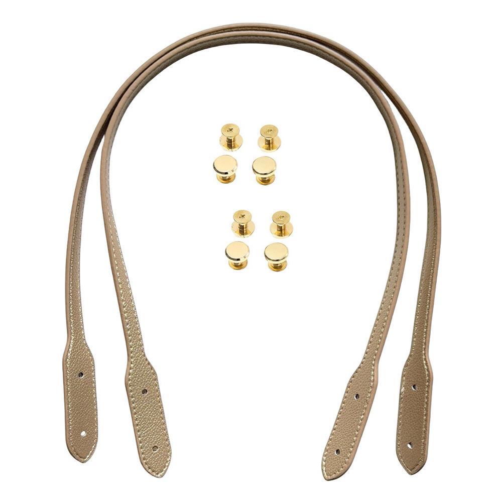 2025 1Pair PU Leather Shoulder Bag Straps Women Handbag Straps Girl's Bag Strap With Snap DIY Replacement Handle For Handbags