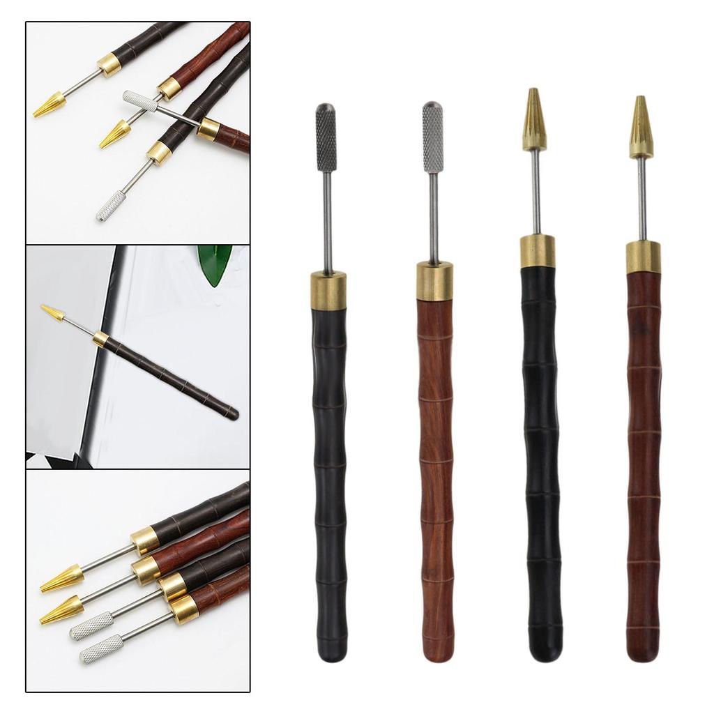 Lederkantenfärbestift Kantenrollerstift Applikatorenstift DIY Leder Oberseite Multifunktions-Kantenfarbroller Kantenölmalstift