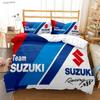 Suzu Motorcycle Casal All Season Duvet Cover Comforter Bedding Sets Soft Quilt Cover And Pillowcases Single/Double/Queen/King