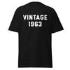 Vintage 1963 Funny T Shirt Tee Gift Idea Birth Year