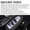 Window Control Switch Button Cover Fit for Mercedes-Benz C Class W205 C200 C300 2015-2021 GLC-Class W253 GLC250 GLC300 2016-2022 Driver Side Glass