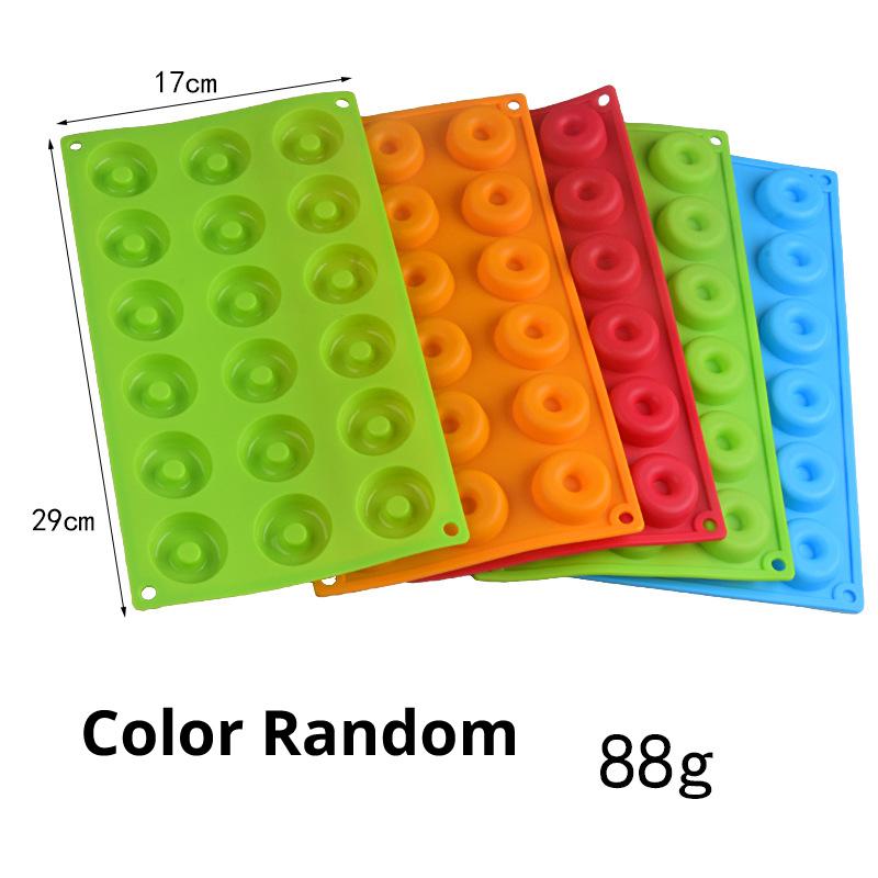 6/8 Cavity Silicone Donut Mold Baking Pan Mold Bread Pastry Mold DIY Baking Tray Doughnut Dessert Making Cake Tools