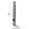 With Cord Camping Whistle Ultralight Titanium Whistle Sandblasting Emergency Whistle  Exploring