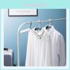 Travel Friendly Folding Clothes Hanger With Plastic Material For Dorms And Home Wardrobe Storage