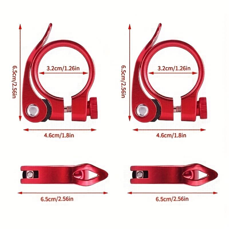 Szybkozamykacz do sztycy podsiodłowej roweru, Blokada sztycy podsiodłowej ze stopu aluminium do rowerów szosowych, Wielokolorowe opcje, Akcesoria, Bezpieczny zacisk sztycy podsiodłowej