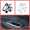 For Ford Everest 2015 2016 2017 2018 2019 2020 2026 Door Window Lift Control Switch Panel Cover Trim Car Stainless Accessories