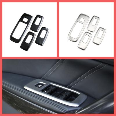 For Ford Everest 2015 2016 2017 2018 2019 2020 2026 Door Window Lift Control Switch Panel Cover Trim Car Stainless Accessories