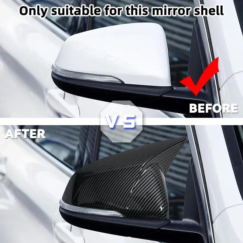 M Style Sticking Car RearView Mirror Cover For BMW F44 F40 X1 F48 F49 F39 X2 2series F45 F46 Car Accessories