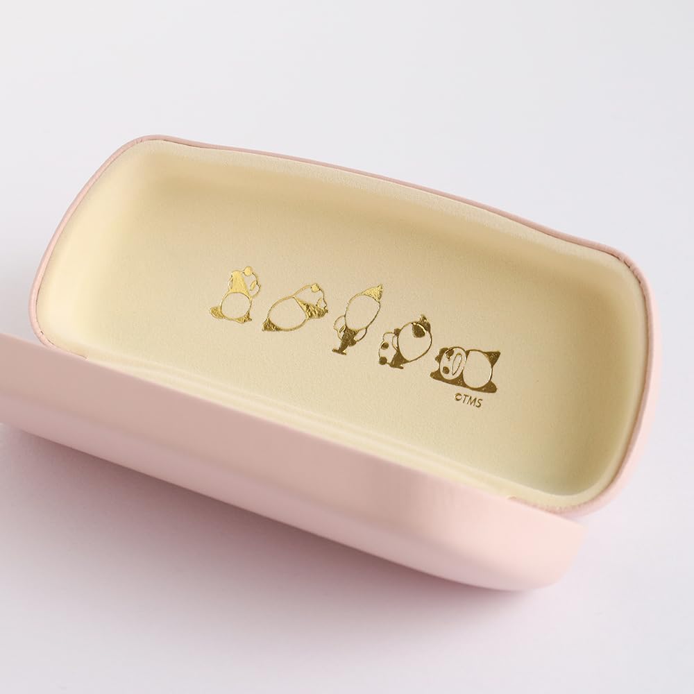 Overglad Panda and Little Panda Eyeglass Case Cloth & Set, Pink, PNN-117