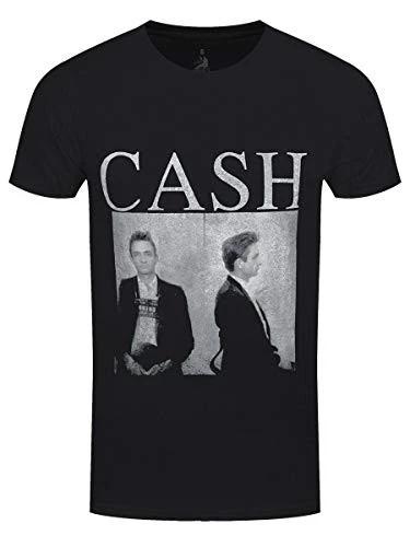 Johnny Cash Men s Mug Shot T-Shirt Black S