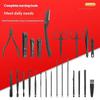 24Pcs Professional Nail Clipper Set Nail Clipper Manicure Nail Trimmer Pedicure Knife Toenail Cutters For Men Women
