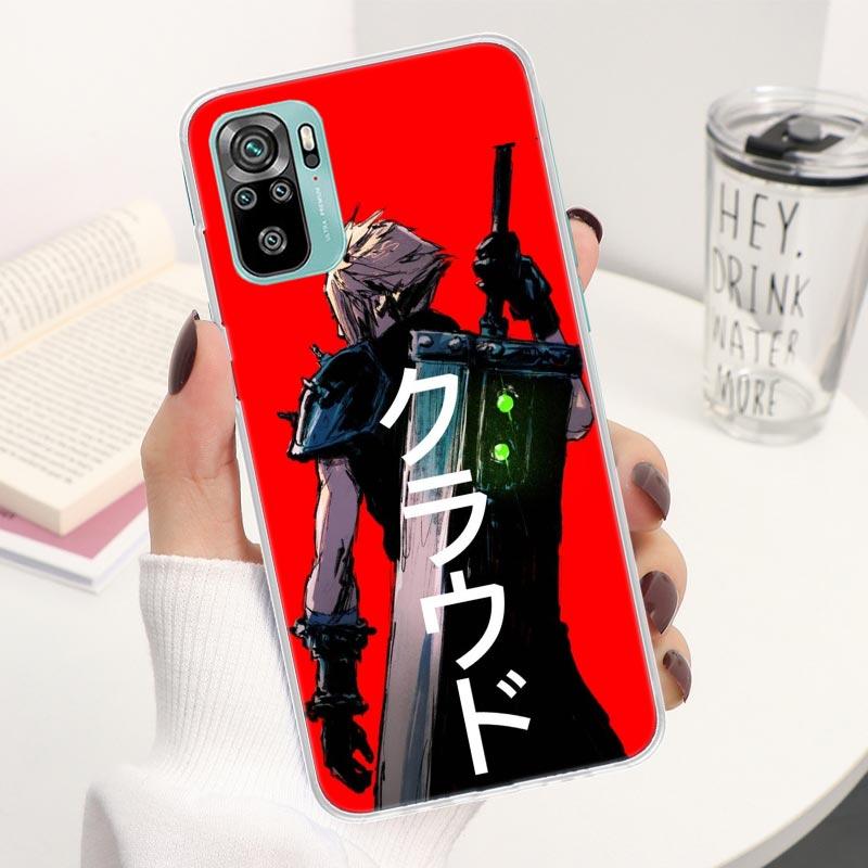 

Final Fantasy VII Coque Phone Case For Xiaomi Redmi Note 13 14 12S 12 11S 11T 11E Pro Plus 11 10 10S 4G 5G 14Pro Soft Silicone C Redmi Note 13 Pro 4G