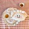 Charms Cute Dumplings Coin Purse Key Chain Earphone Storage Bag Cartoon Plush Coin Purse  Outdoor