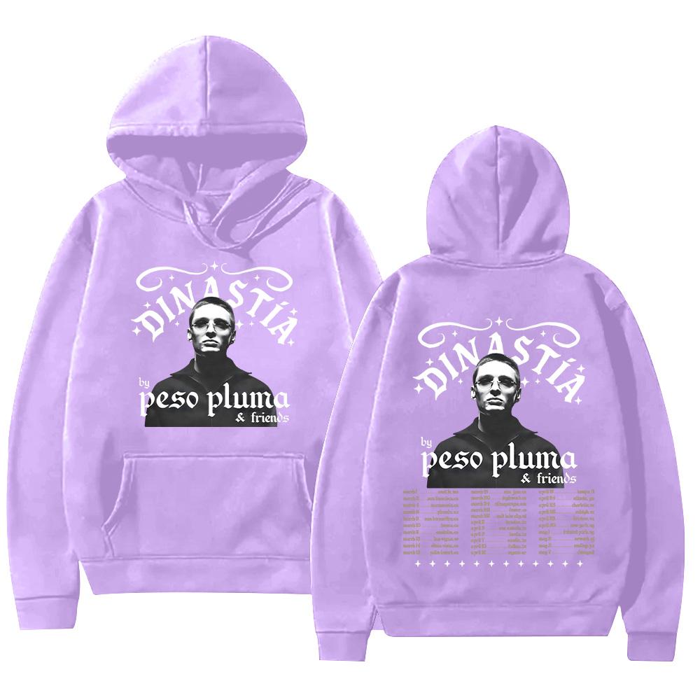 Peso Pluma DINASTIA Tour 2026 Hoodies Men Woman Fashion Casual Hoody Sweatshirt Hip Hop Retro Harajuku Streetwear