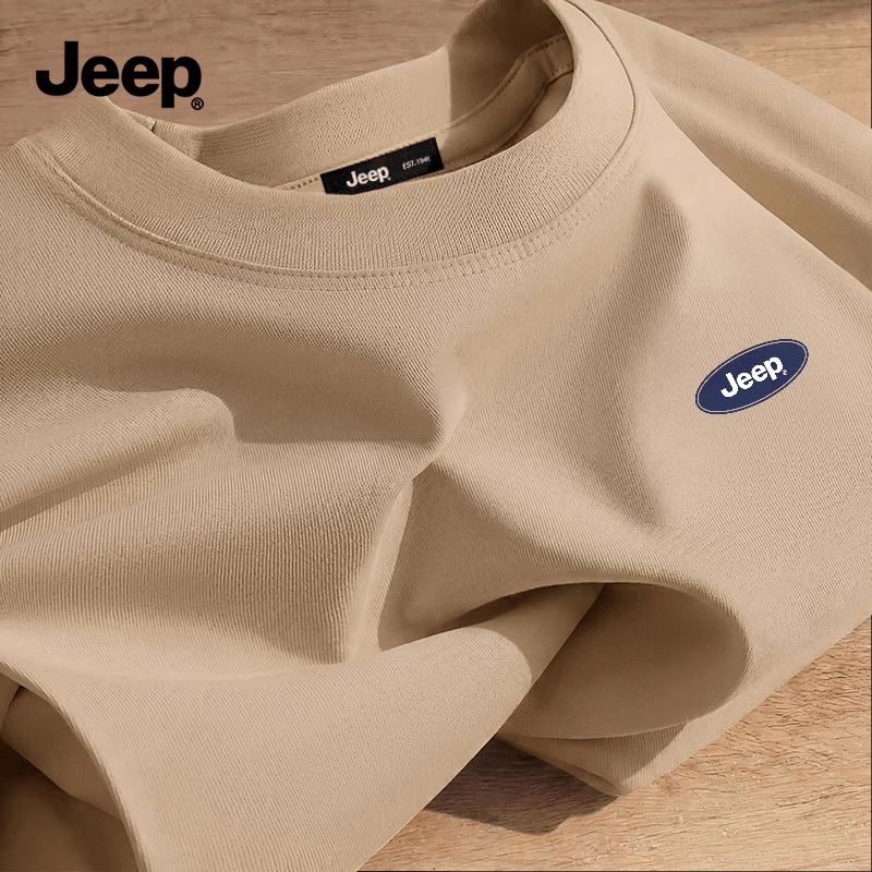 JEEP Men's Heavyweight Cotton Short Sleeve T-Shirt