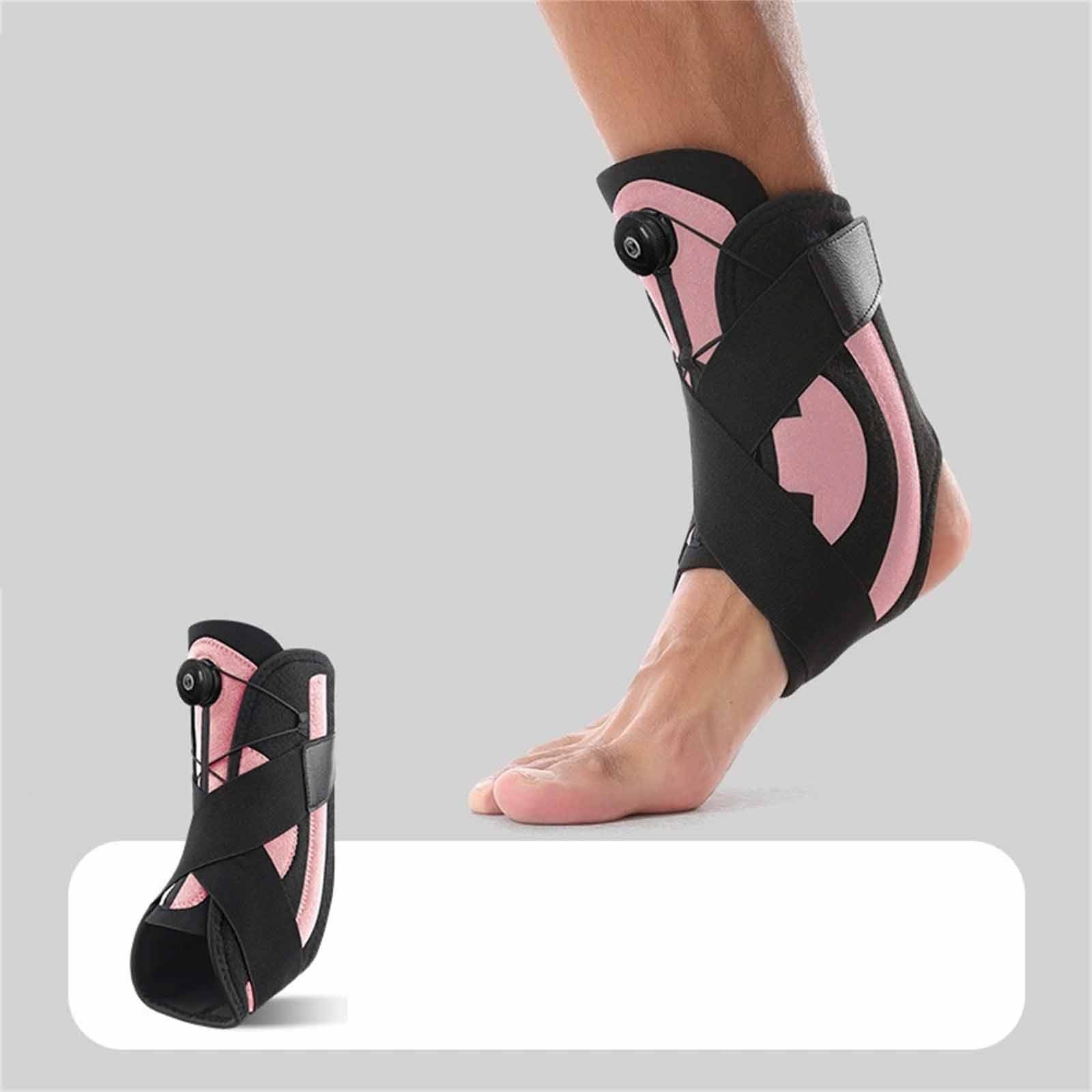 

Спортивный бандаж Компрессионный бинт Ремни Поддержка Регулируемый стабилизатор голеностопного сустава - Защита от растяжений Защита стопы One Size