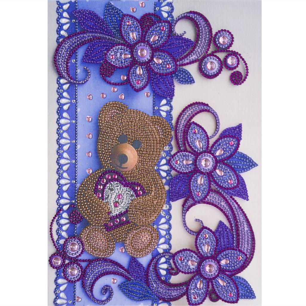 Ny spesiell form diamantmaleri Blomst Scenisk mønster DIY 5D Del Drill Kryssstingsett Krystallkunst Rhinestone Broderi
