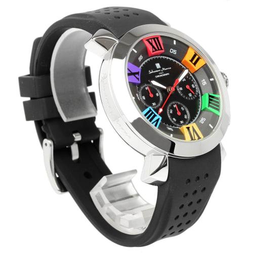 Salvatore Marra Watch Italian Brand 3D Index SM14102 (Black Multi)
