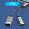 Converter 2 in 1 Type-C To USB OTG Adapter  Computer/Phone/Tablet