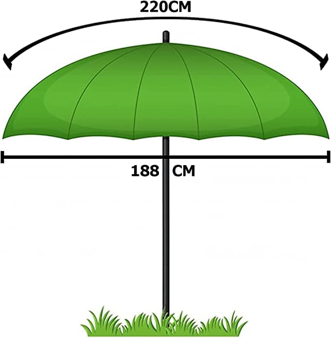 Phoenix 91309Bw Parasol Wędkarski, Ø