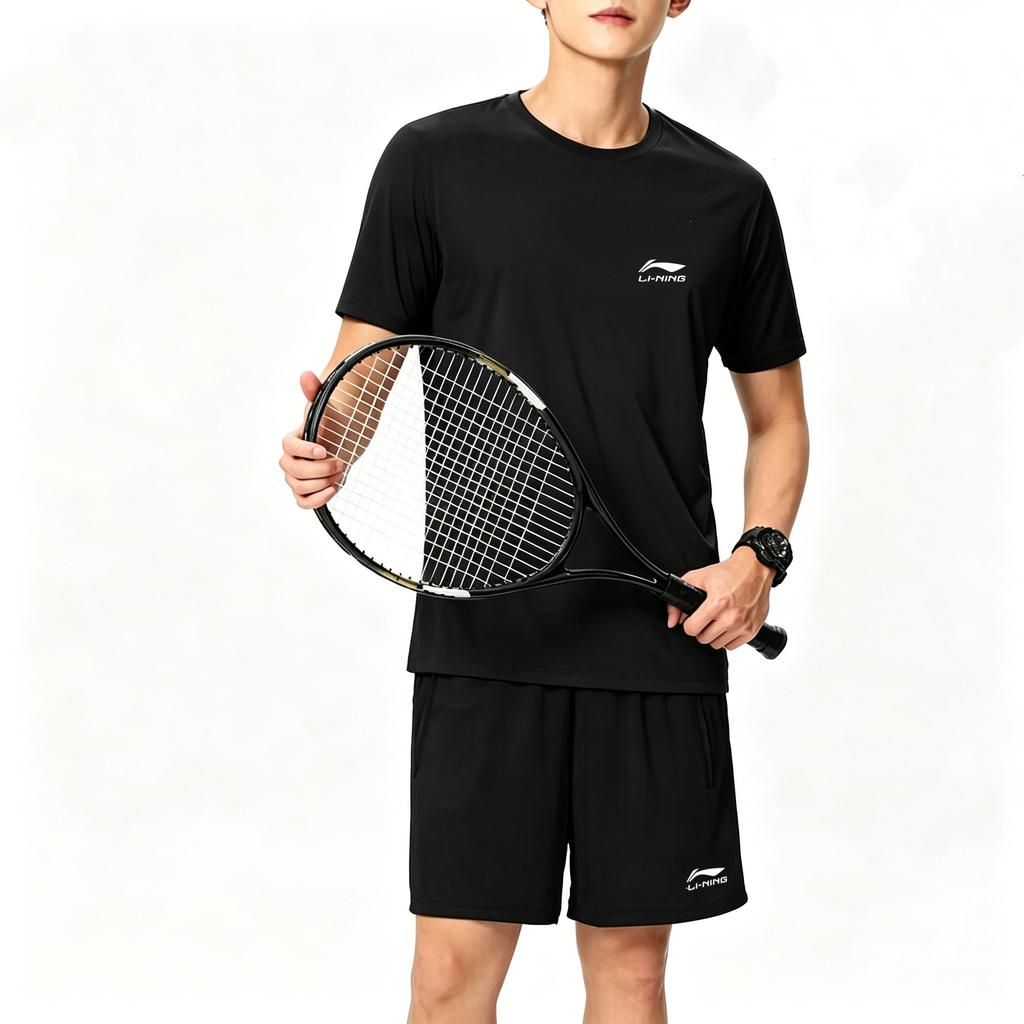 Li Ning Short Sleeved Set Men's YATW081-2