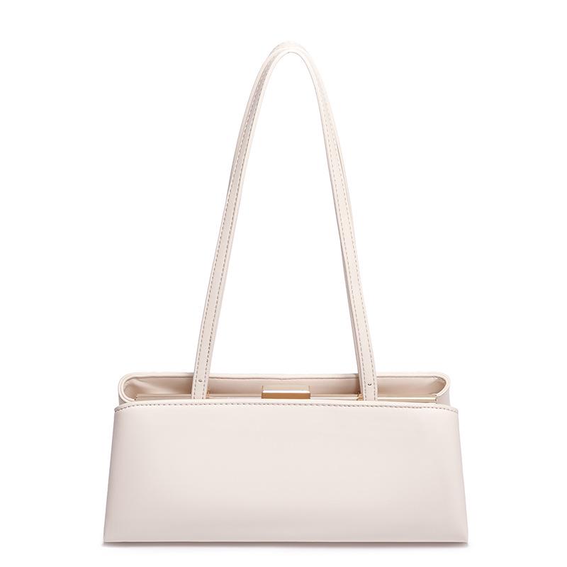 Women's Retro Minimalist Underarm Baguette Bag: Trendy Korean-Style Handbag