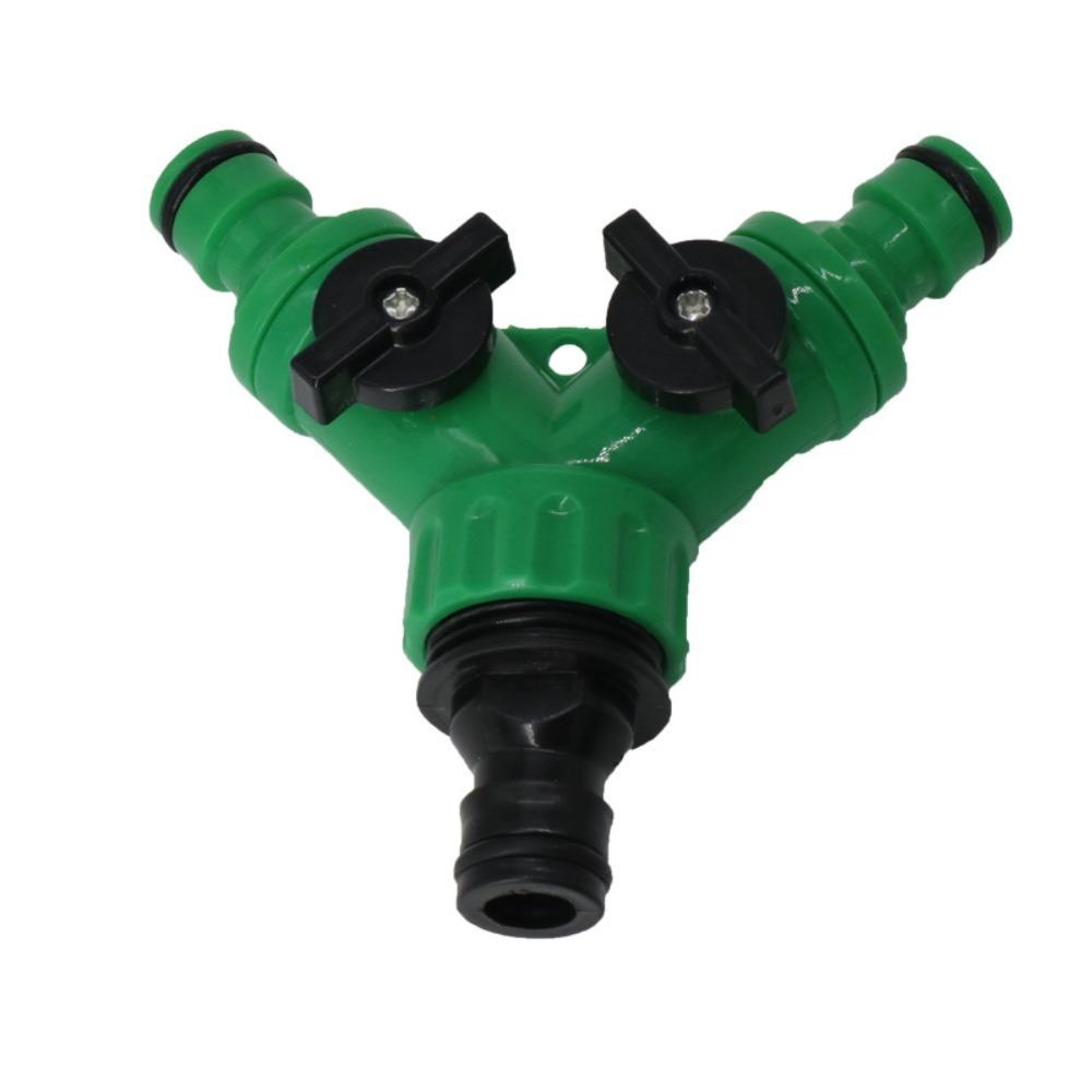 1/2" 3/4" Tap Connector Adapter Y-shaped Garden Irrigation Splitter Valve Watering Equipment