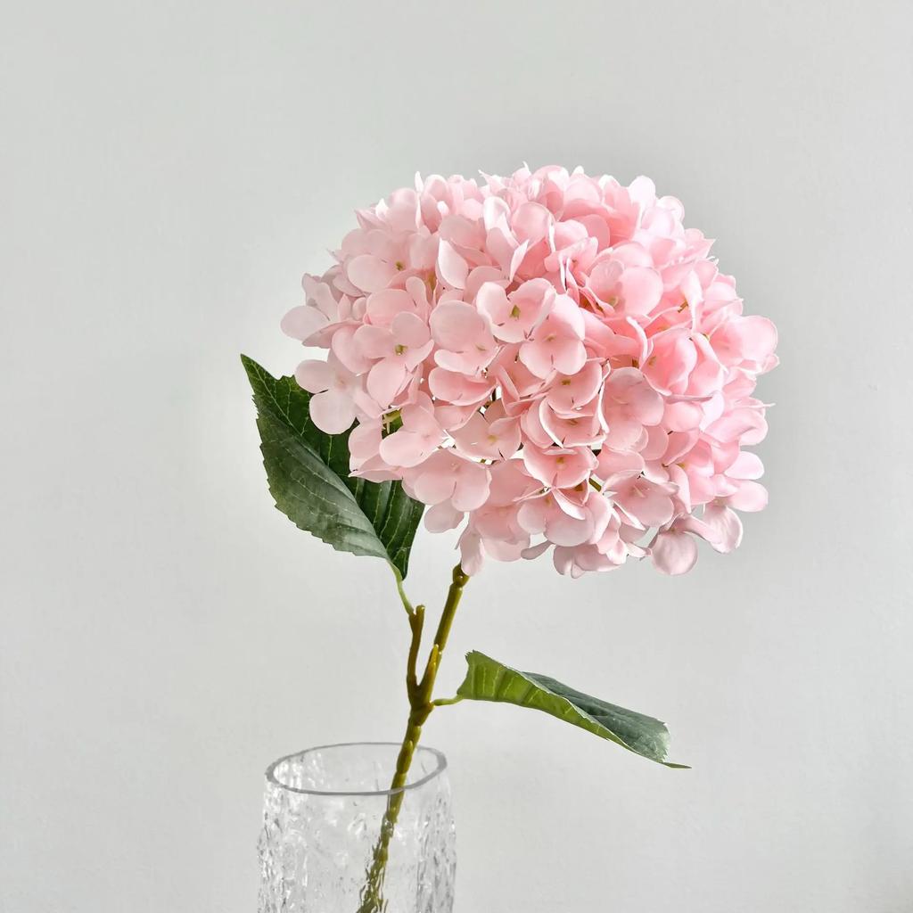 5 Stück/Los Künstliche Seidenblume Große Hortensie Hochzeitsaal Dekoration Blumenarrangement Zuhause Wohnzimmer Esszimmer Party Floral