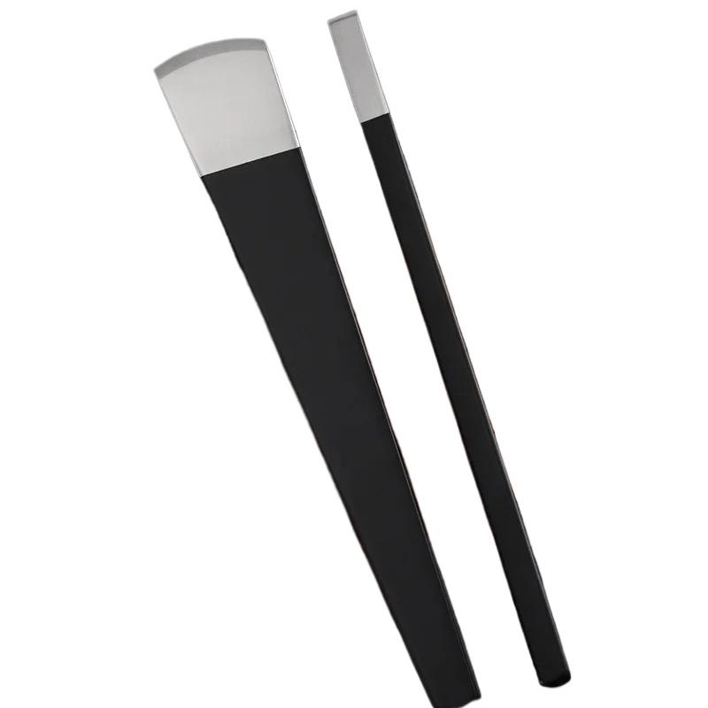 2Pcs/Set Leather Thinning Cutting Knife Handmade Leather DIY Tool Skinning Shovel Thinning Knife Leathercraft Supplies. Light Grey