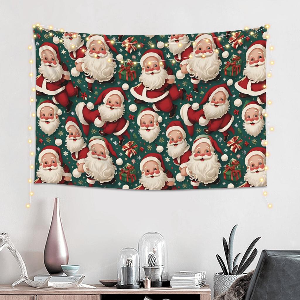 Christmas Knit Heart Pattern Tapestry Bedroom Decoration Wall Hanging Blanket Tapestry Cool Stuff For Room