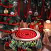 Wall Hanging Xmas Tree Bead Ornaments Red Christmas Tree Decorations  Christmas