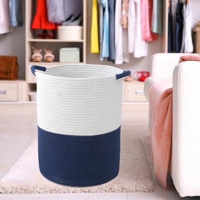 Coș de rufe cu mânere de transport, organizator de depozitare pentru