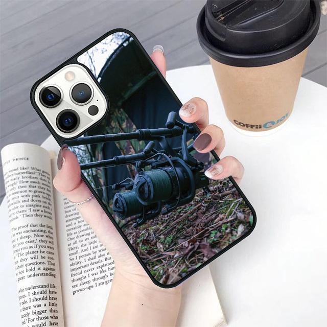 Carp Fish Fishing rod phone Case Cover For iPhone 17 Air 16 15 14 Plus For apple 16 11 12 13 Pro Max coque