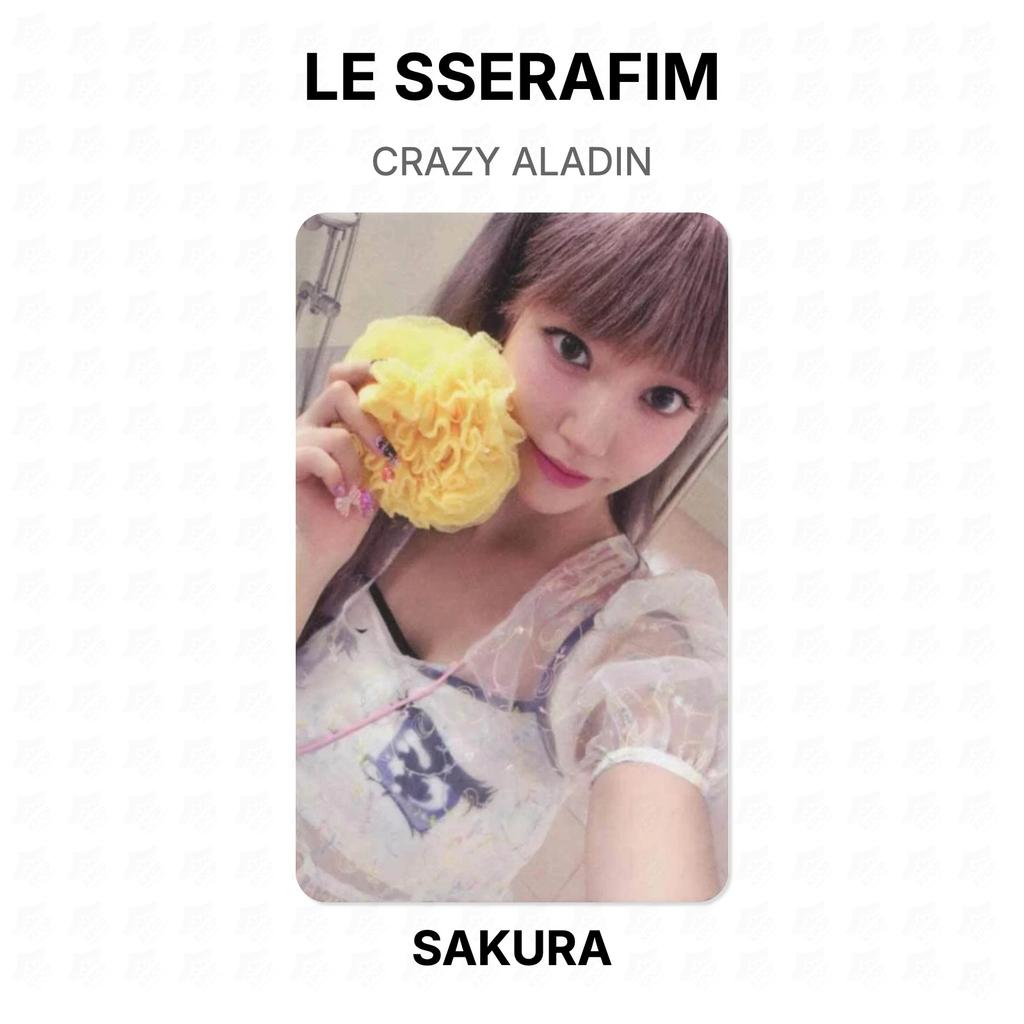 LE SSERAFIM CRAZY ALADIN Offizielle Fotokarte