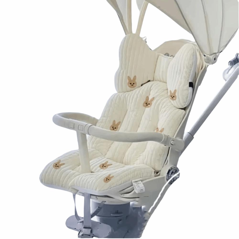 Perna pentru Cărucior Bebeluș Față-verso Respirabilă Perna pentru Scaun Auto Bebeluș Accesorii Cărucior Bebeluș